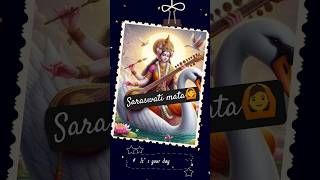 🫅 saraswati mata ki jay🫅🏽snatani hindusm shorts ytshorts trending viralvideo [upl. by Borreri]