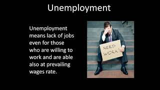 Project on unemployment economics class 11 [upl. by Euqnimod]