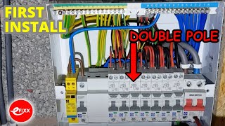 LEWDEN CONSUMER UNIT with DOUBLE POLE RCBOs [upl. by Ztirf]