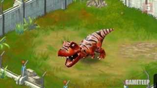 Jurassic Park Builder Baby TRex Tyrannosaurus Roars Gameplay Trailer HD [upl. by Hardin]