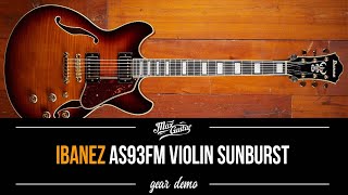 Ibanez AF93FM Violin Sunburst  Gear Demo [upl. by Trebbor]