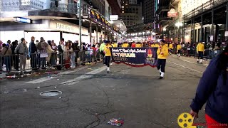 Sarah T Reed Marching Band On St Charles and Canal Street Krewe Of Cleopatra Parade 2024 [upl. by Ylrbmik]