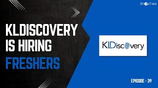 KLDiscovery Hiring Now [upl. by Dodds959]