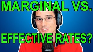 Marginal vs Effective Tax Rates  Whats The Difference [upl. by Harrat]