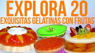 TOP 20 MEJORES Gelatinas con Frutas del Mundo que DEBES Probar [upl. by Sokem974]