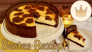 EINFACH UND SCHNELL 😋RUSSISCHER ZUPFKUCHEN KÄSEKUCHEN mit SCHOKOTEIG 😋Rezept von SUGARPRINCESS [upl. by Riamu]