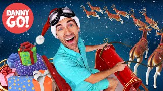 Dannys Sleigh Ride Adventure 🦌🛷❄️ Christmas Brain Break Dance  Danny Go Holiday Songs for Kids [upl. by Mauralia]