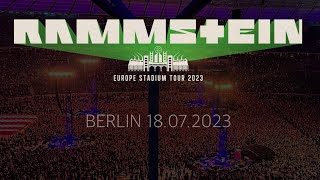 RAMMSTEIN Europe Stadium Tour 2023  18072023 Olympiastadion Berlin [upl. by Ellehcam]