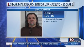 US Marshals searching for USP Hazelton escapee [upl. by Annaert440]