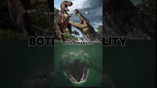 Deinosuchus vs titanoboaJustapoppyplaytimefan deinosuchus titanoboasnake [upl. by Enautna84]