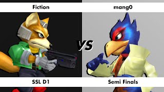 Fiction vs mang0  SoCal Star League 3 D1  Semi Finals [upl. by Pas]