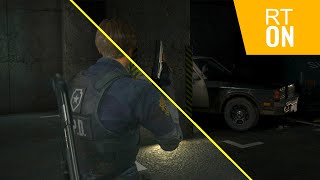 Resident Evil 2  Ray Tracing ON vs OFF Comparison [upl. by Assirec]