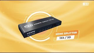 Quieres Ver la Misma Imagen en 4 Pantallas  HDMI Spliter 1X4 [upl. by Novaat]