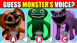 Guess The Monsters VOICE  Poppy Playtime Chapter 3  Garten of Banban 7  Jumbo Josh Dogday [upl. by Surazal]