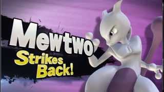 Mewtwo Strikes Back  Mewtwo Smash Bros Wii U Trailer [upl. by Ecirtaeb]