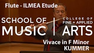 Professor Jonathan Keeble ILMEA Flute  Vivace in F Minor  KUMMER [upl. by Doss]