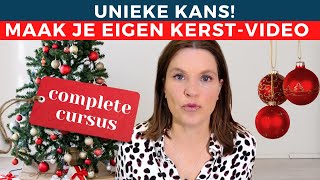 Zelf originele kerstvideo maken  kerstwens nieuwjaarswens video [upl. by Gravante993]