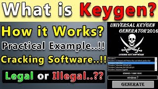 What is Keygen How It Works Practical Example  Cracking Software  Software Registration [upl. by Vitia]