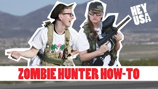 Zombie Hunter HowTo  Vegas Pt 2  Season 2  HeyUSA [upl. by Enelaj]