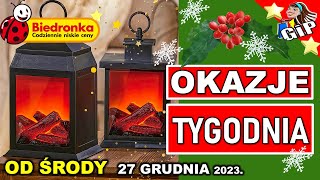 𝐁𝐈𝐄𝐃𝐑𝐎𝐍𝐊𝐀 🐞  Gazetka Promocyjna od Środy 27122023  Okazje Tygodnia [upl. by Illona932]