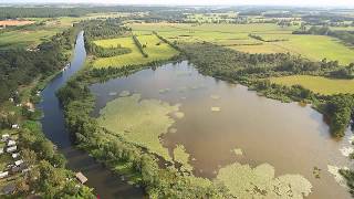 Mecklenburg Vorpommern Schwaan von oben Drohne Yuneec Typhoon H [upl. by Assela483]