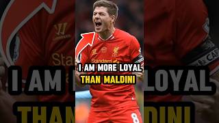 STEVEN GERRARD is more loyal than Paolo Maldini Bro rejected Chelseas offer twice 😭😮‍💨 [upl. by Sobel]