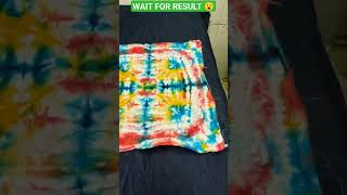 TIE DYE REVEAL 😁❤️ shorts textileart [upl. by Fancy]