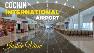 Cochin International Airport  Inside View  Walking Tour [upl. by Nnylharas]