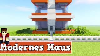 Wie baut man ein Modernes Haus in Minecraft 5  Minecraft Modernes Haus bauen deutsch tutorial [upl. by Natal]