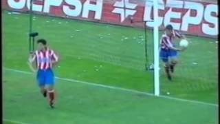 Partido Histórico Atlético de Madrid 5  FC Barcelona 2 Temporada 19971998 [upl. by Odnumyer188]