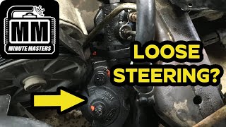 How to Replace Power Steering Gear Box  1995 Ford F150 [upl. by Salot]