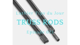 How to Install Truss Rods  Luthier Tips du Jour Episode 21 [upl. by Aroda480]