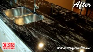 CRS Granite  Before amp After  Titanium  Granite 34 2cm [upl. by Ruhl230]