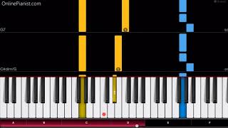 The CANCAN  Easy Piano Tutorial [upl. by Iliak]