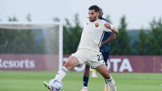 Houssem Aouars Debut Game For Roma [upl. by Aivul]