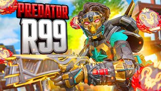 The Nerfed R99 In Predator Ranked Apex Legends [upl. by Aggie]