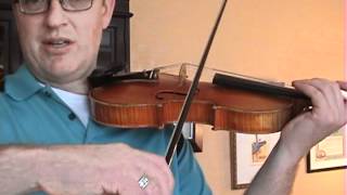 Violin Lesson Getting to the Frog lower bow techniques [upl. by Sollows]