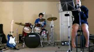 Skater Boy Cover Avril Lavigne Drums and Vocals [upl. by Nalda101]