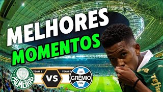 PALMEIRAS GANHA JOGO CONTRA GRÊMIO E SONHA COM O BRASILEIRÃO 2025 [upl. by Alleunam672]