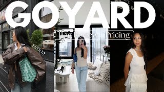 GOYARD BAG REVIEW  Honest Unboxing Review Pricing  How to Wear [upl. by Naghem935]