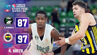 Darüşşafaka Lassa 8797 Fenerbahçe Beko  Türkiye Sigorta Basketbol Süper Ligi  202425 [upl. by Savina752]