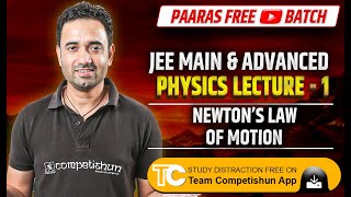 1 Laws of Motion  Types of forces  NLM  IIT JEE main advanced  Class 11 physics  KYPY [upl. by Gamages]