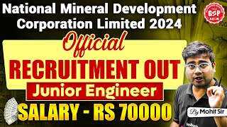 NMDC Recruitment 2024  NMDC Recruitment  NMDC Recruitment 2024 Apply Online  Complete Details [upl. by Marice]