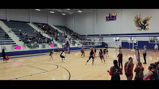 North Shore Varsity Volleyball vs Channelview Set 1 10212024 [upl. by Esorlatsyrc]