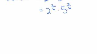 Rational Exponents 5 [upl. by Cruce]