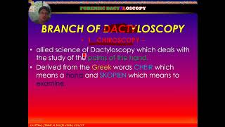 DACTYLOSCOPY 2 [upl. by Reta]