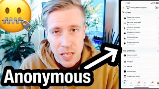 How to Post Anonymously in Facebook Group [upl. by Adnorahs326]