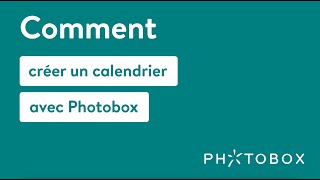 Comment créer un calendrier personnalisé avec Photobox [upl. by Lutim]