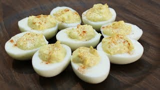 How to Make Deviled Eggs  Easy Deviled Eggs Recipe [upl. by Karli]