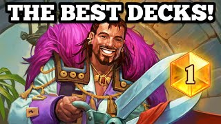 The FIVE BEST DECKS to get LEGEND in Standard and Wild ft Marin the Manager [upl. by Ierdna]